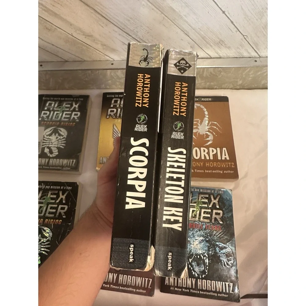 Alex Rider Books By Anthony Horowitz See Attached Picture For Titles LOT OF 8